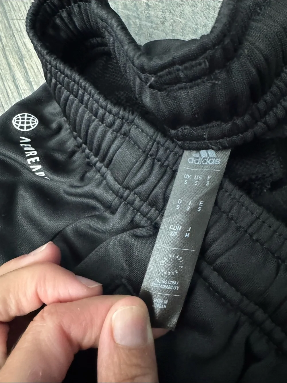 Adidas Mens Aeroready ankle zip joggers - size small